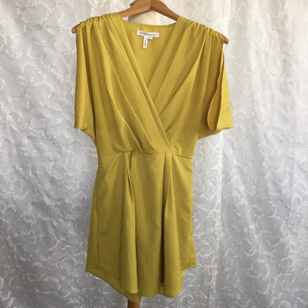 BCBGENERATION Jute kimono-sleeve short dress